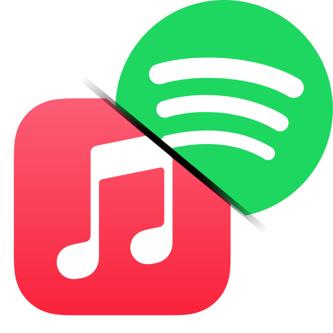 streaming platforms (Apple Music+Spotify)