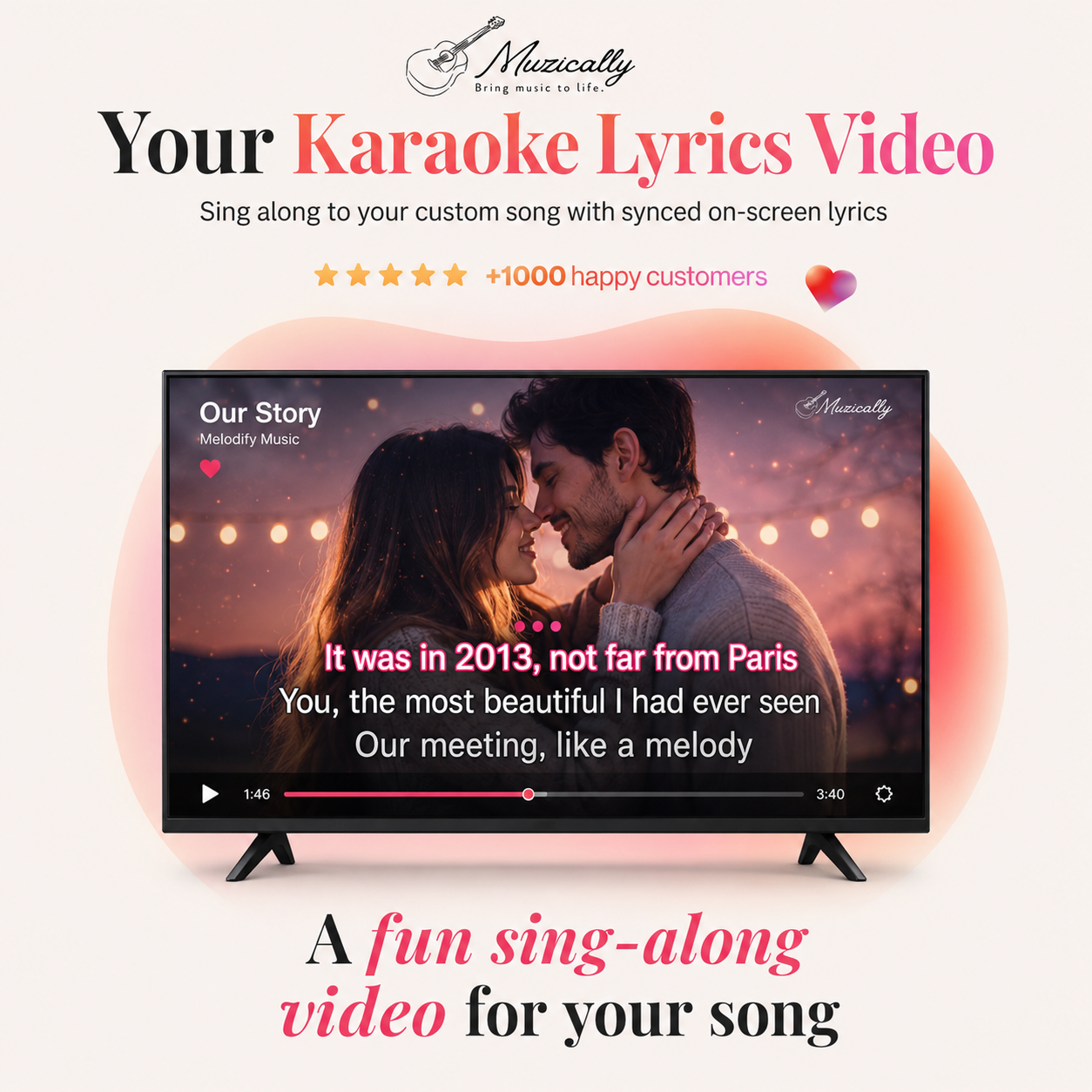 Karaoke Lyrics Video — Sing Your Story